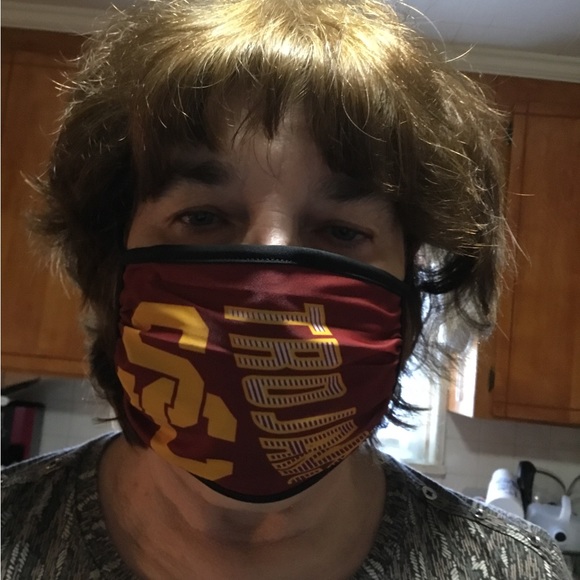 USC 3….3 packs university of Southern California Face Masks…….9 USC Total - Picture 6 of 6